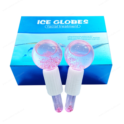 Ice Beauty Balls สำหรับผิวหน้า, Cooling Facial Globes สำหรับใบหน้า, Cold Globes Face Massager ลดอาการบวมและบรรเทา Heada