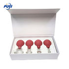 15/25/35/55mm 4 pcs rust red Facial Cupping และ Face Anti Cellulite Massage Cups