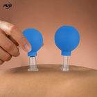 4 Pcs 15/25/35/55mm ถ้วยสูญญากาศ Cupping Pvc Head Glass Suction Body Massage Anti Cellulite Cup