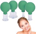 ４Pcs 15/25/35/55mm Custom Cupping Kit Silicone Massage Fire สูญญากาศดูด Cupping Therapy Cups Set