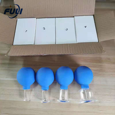 ยางดูดสูญญากาศบนใบหน้าซิลิโคน Cupping โดยไม่ต้องนวดไฟเซลลูไลท์ดูดสูญญากาศ Silicone