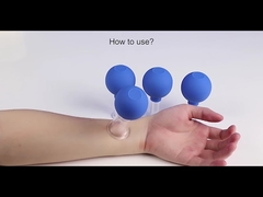 ชุดครอบแก้ว 15/25/35/55 มม. พร้อมชุดนวดกระเปาะสีขาว