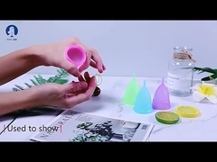 ถ้วยประจำเดือนอ่อน ลดการเป็นตะคริว ป้องกันการรั่วซึม 12 ชม