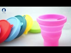 ถ้วยประจำเดือนซิลิโคนเกรดทางการแพทย์อ่อนนุ่มสุขอนามัยหญิงนำมาใช้ใหม่