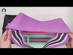 OEM 76*8 ซม. วงสะโพกผ้าสำหรับเพาะกายโยคะ