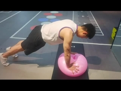 วิธีใช้ลูกบอลยิมนาสติกในโรงยิม